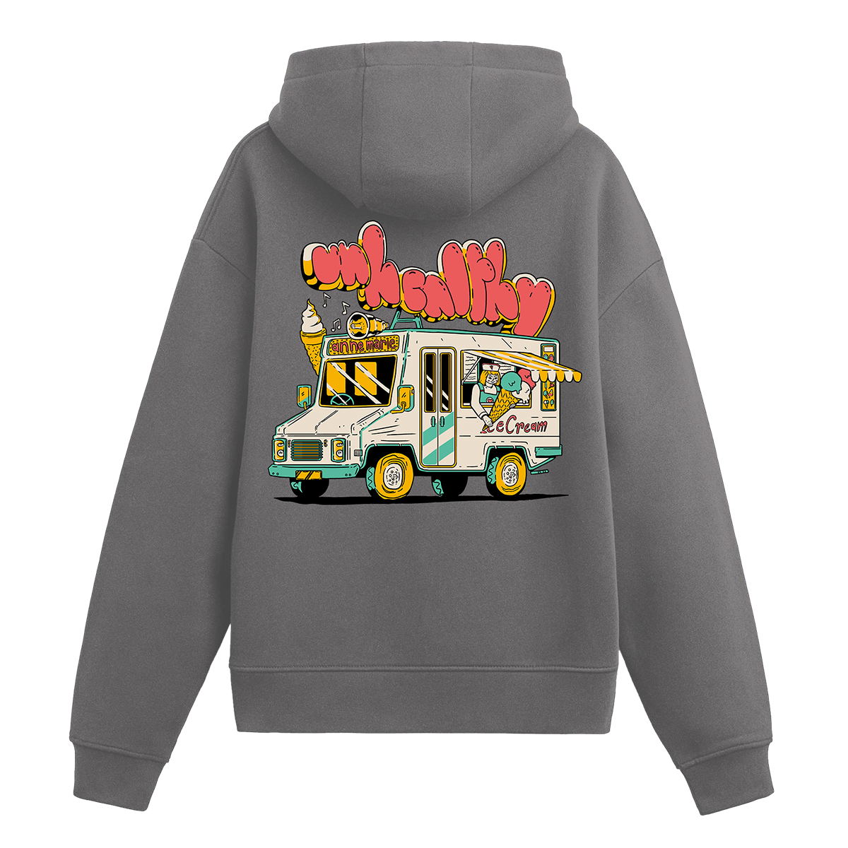 Unhealthy Ice Cream Van Hoodie