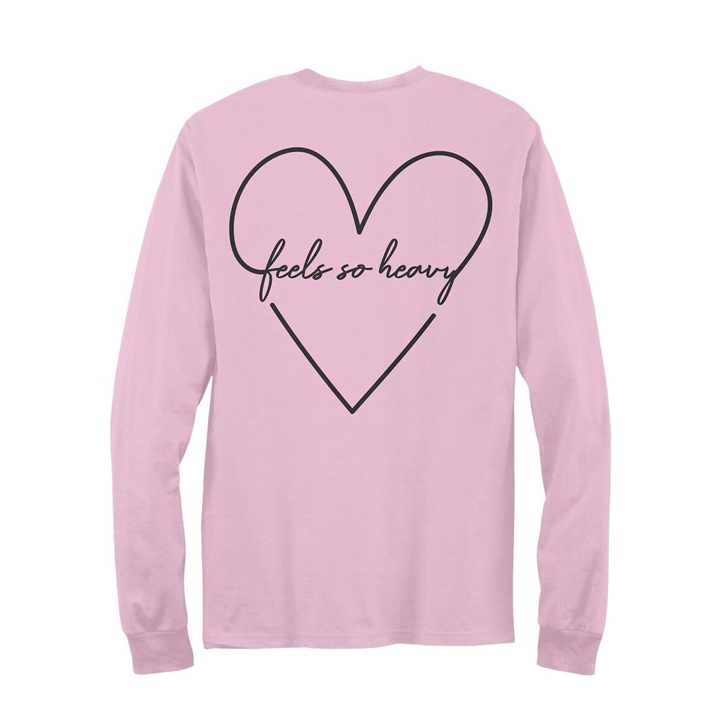 Feels So Heavy Pink Long Sleeve