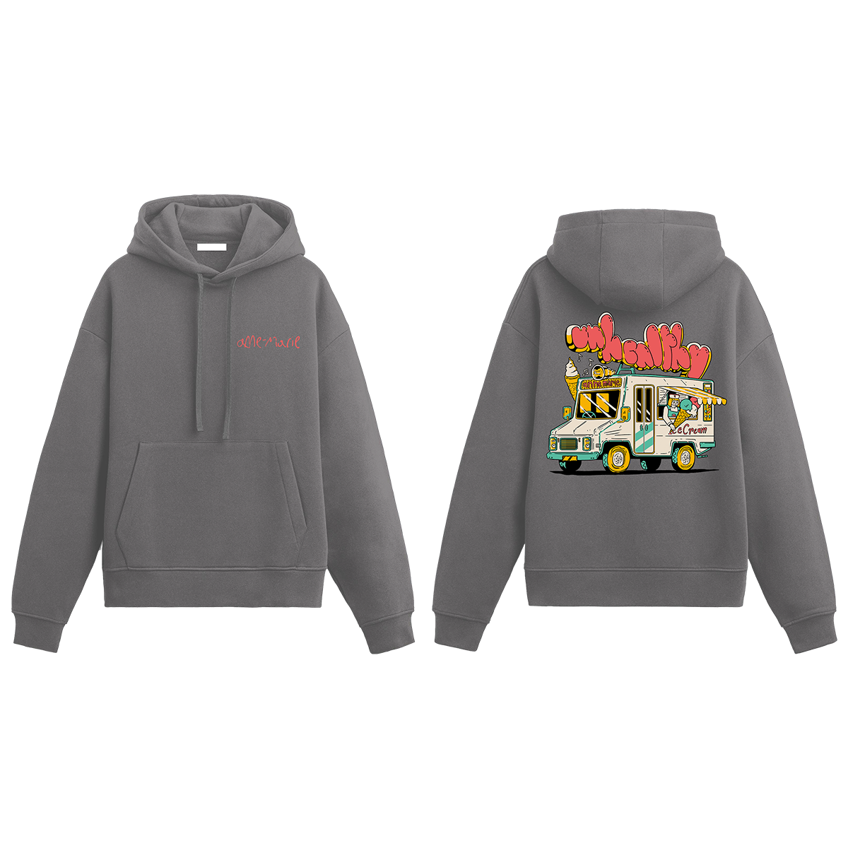 Unhealthy Ice Cream Van Hoodie