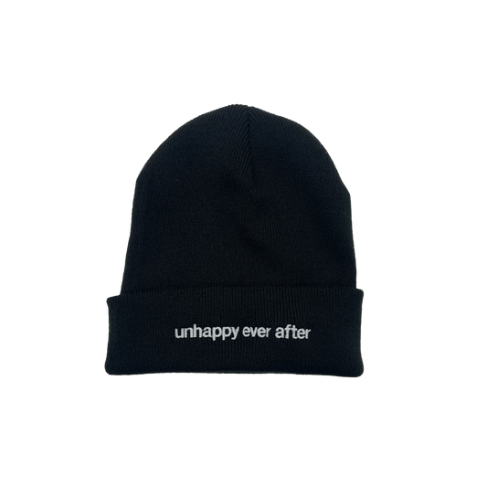 Unhappy Ever After Beanie Black