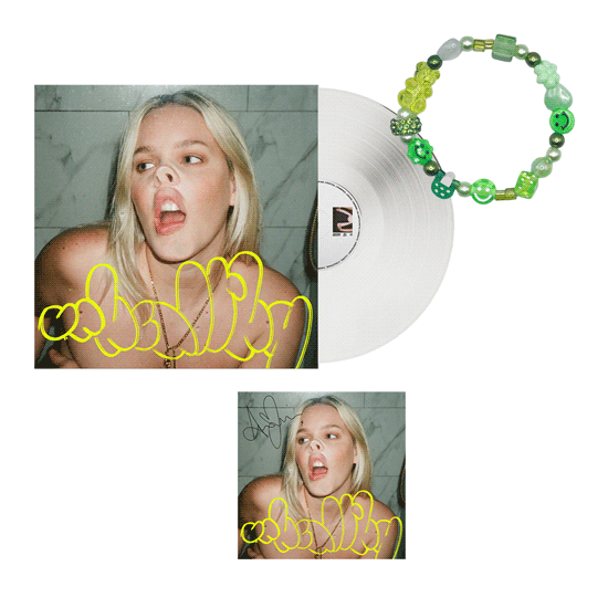 The Unhealthy Club Green Bracelet + Album Signed Bundle