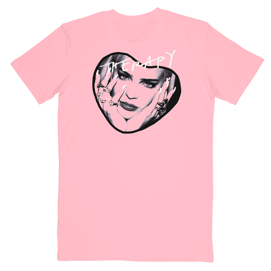 Therapy Photo Heart T-shirt Pink