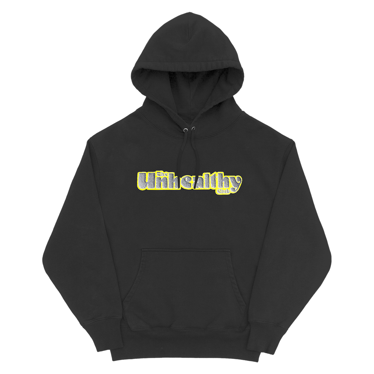 Unhealthy Club Black Hoodie | Anne-Marie Official Shop